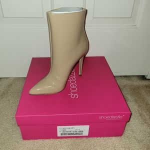 Nude Stiletto Booties